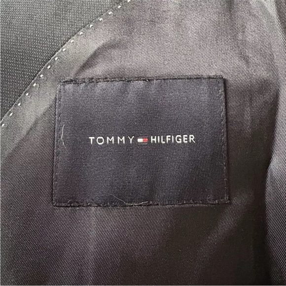 Tommy Hilfiger Navy Blue‎ Two Button Blazer Jacket Sport Coat Men’s 44L - Picture 5 of 6